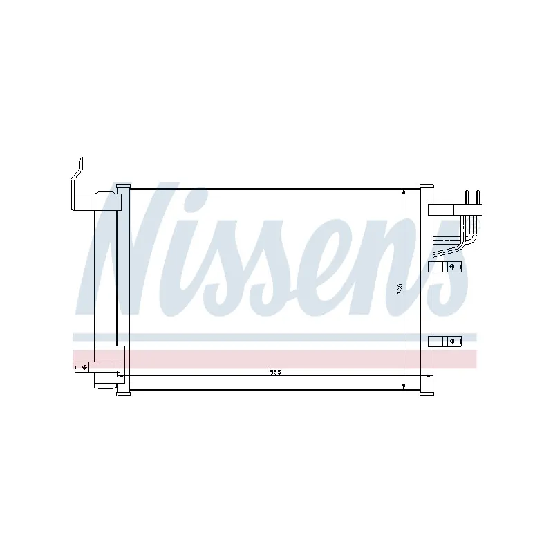 Condenseur, climatisation NISSENS 94812