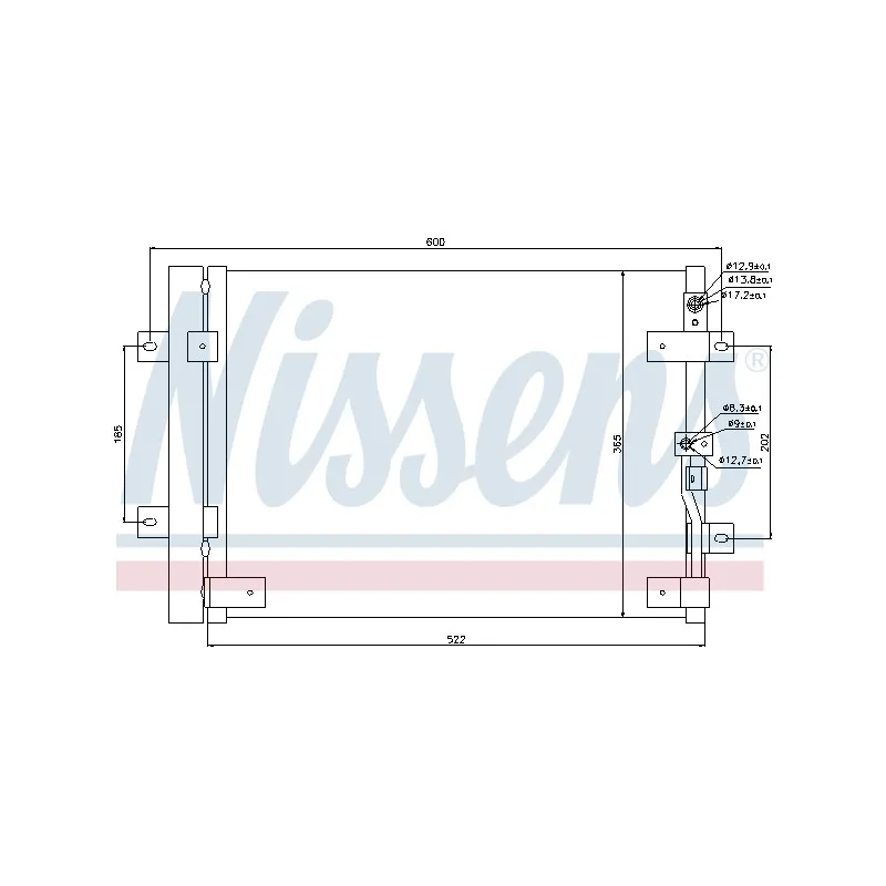 Condenseur, climatisation NISSENS 94821