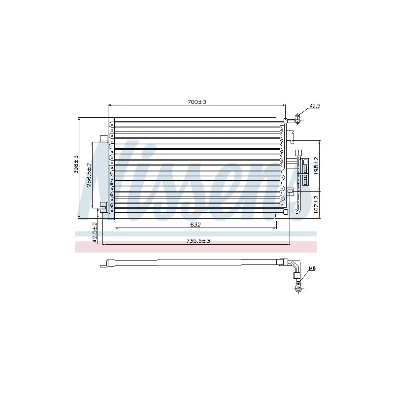 Condenseur, climatisation NISSENS 94846