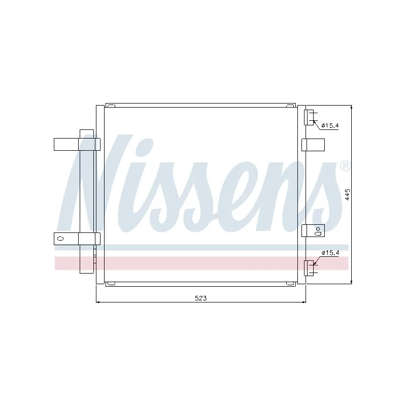 Condenseur, climatisation NISSENS 94866