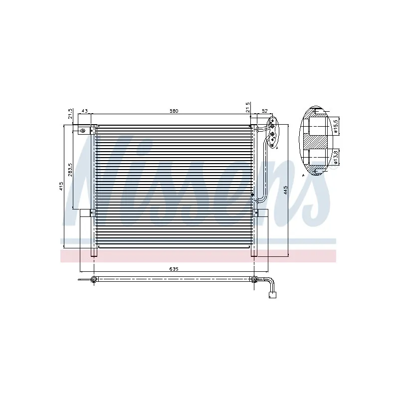 Condenseur, climatisation NISSENS 94894