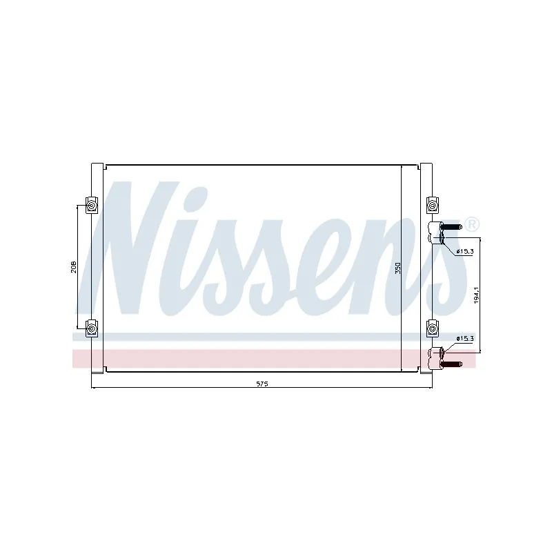Condenseur, climatisation NISSENS 94928