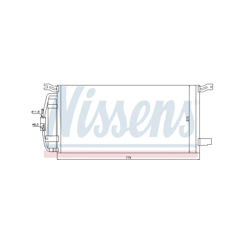 Condenseur, climatisation NISSENS 94963