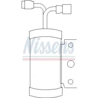 Filtre déshydratant, climatisation NISSENS 95075