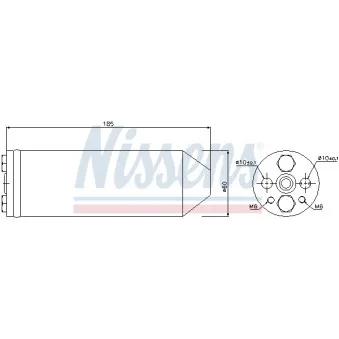 Filtre déshydratant, climatisation NISSENS 95191