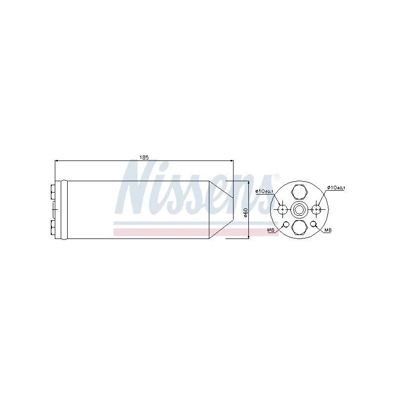 Filtre déshydratant, climatisation NISSENS 95191