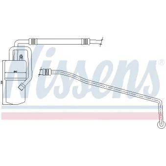 Filtre déshydratant, climatisation NISSENS