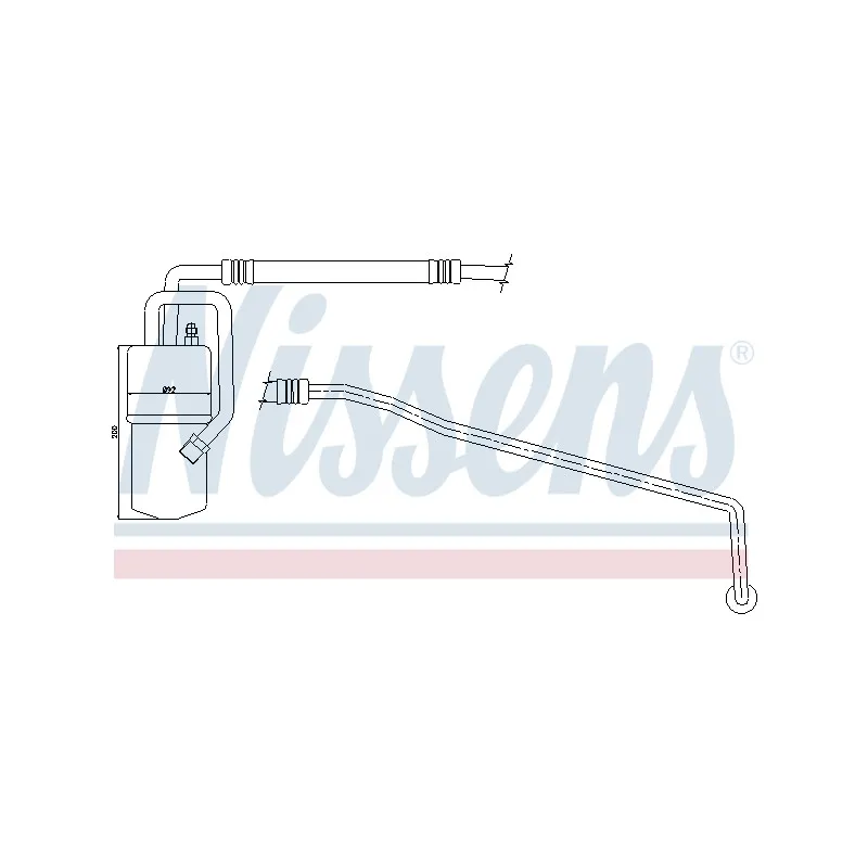 Filtre déshydratant, climatisation NISSENS 95375