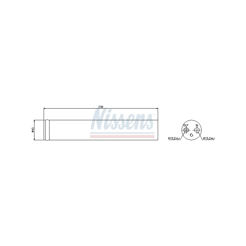 Filtre déshydratant, climatisation NISSENS 95412