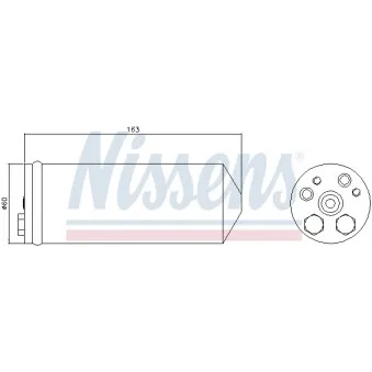 Filtre déshydratant, climatisation NISSENS 95430