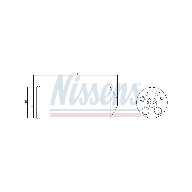 Filtre déshydratant, climatisation NISSENS 95430