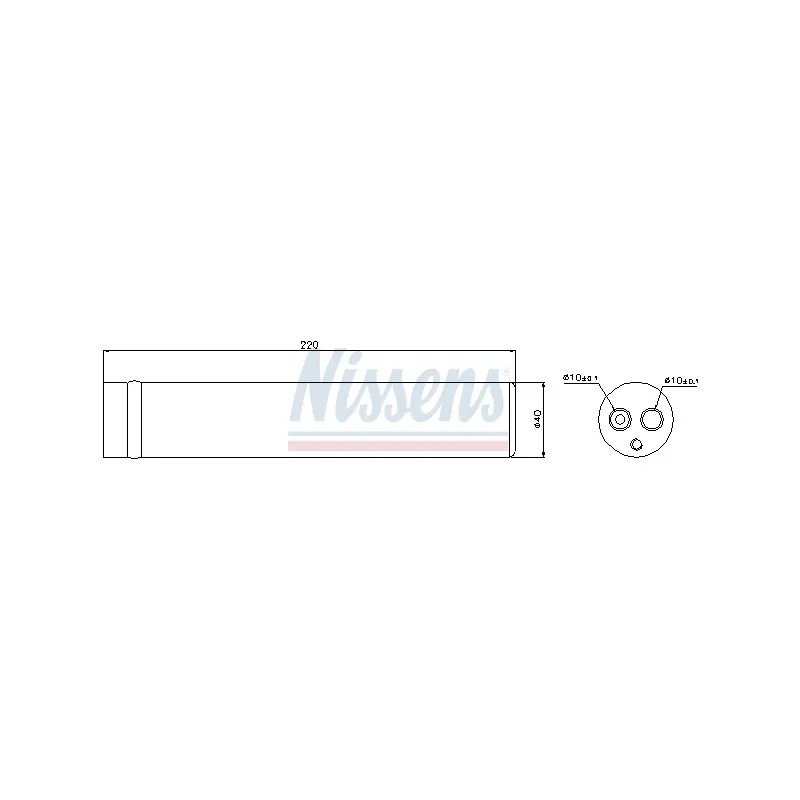 Filtre déshydratant, climatisation NISSENS 95439