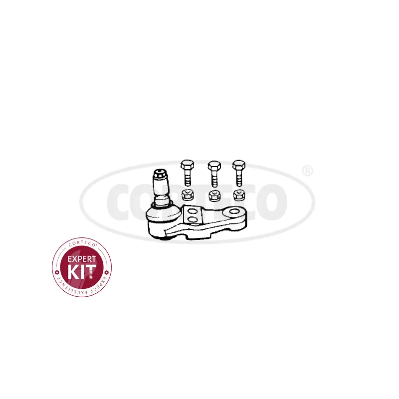 Rotule de suspension CORTECO 49395705