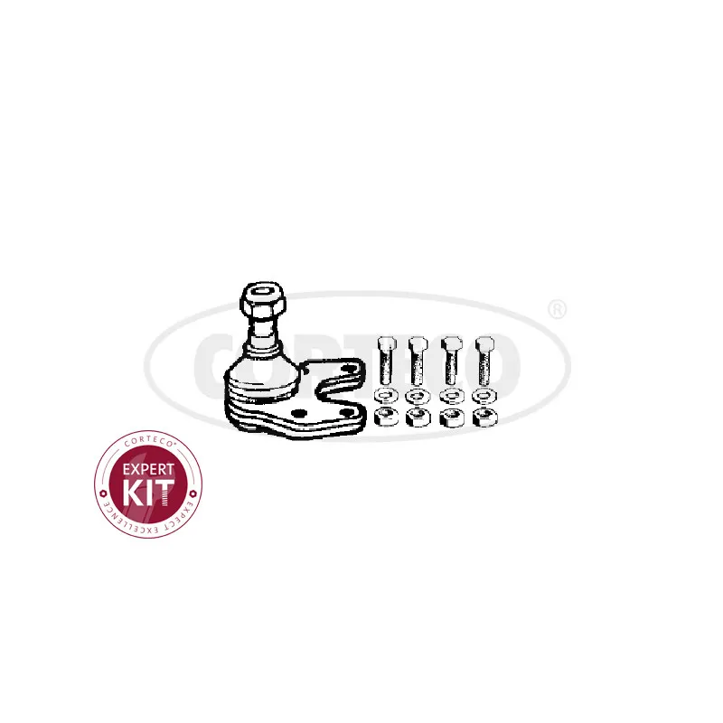 Rotule de suspension CORTECO 49395709