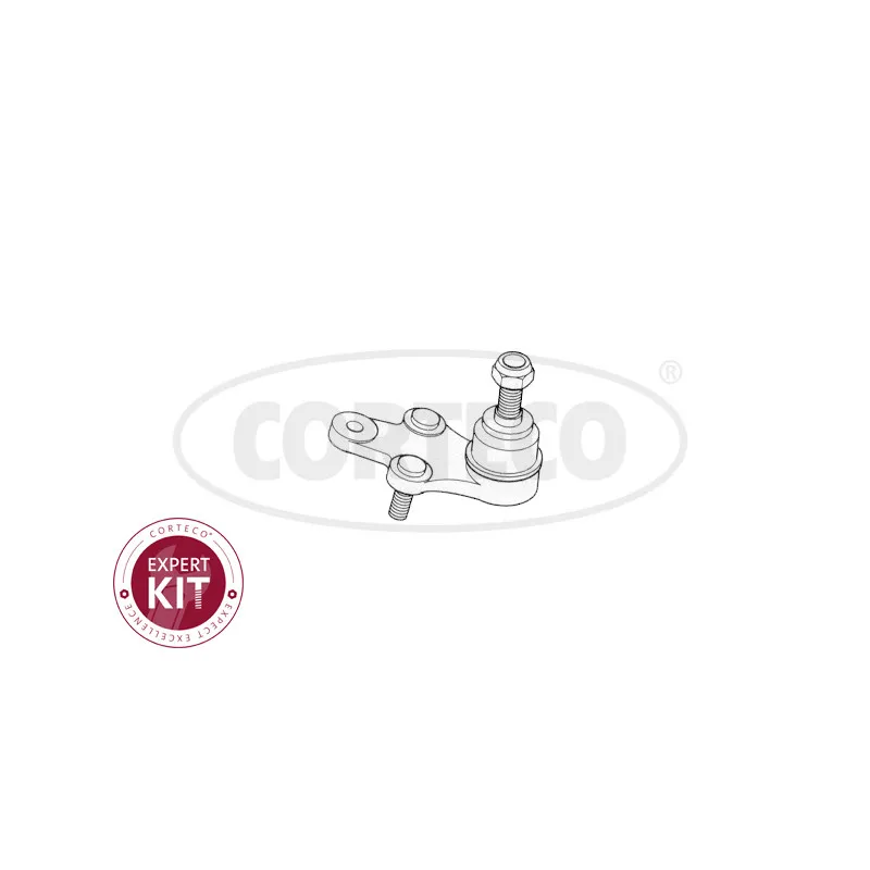 Rotule de suspension avant gauche CORTECO 49395999
