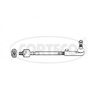 Barre de connexion avant gauche CORTECO 49396552