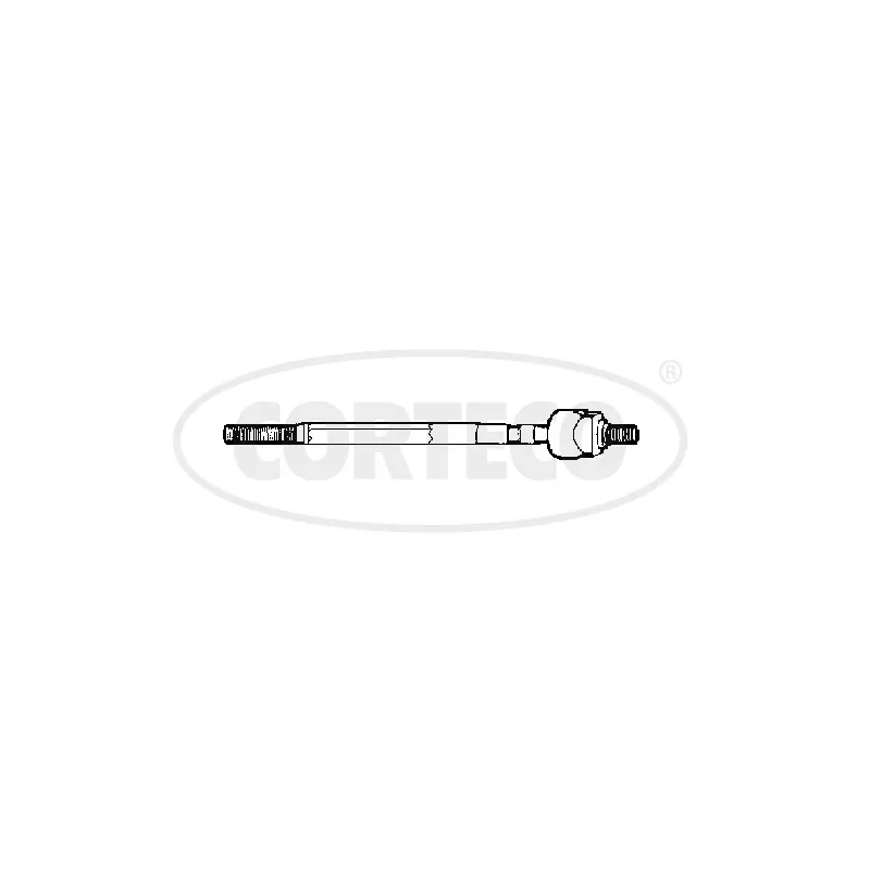 Rotule de direction intérieure, barre de connexion avant droit CORTECO 49397035