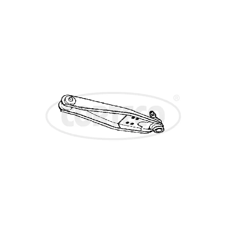 Triangle ou bras de suspension (train avant) CORTECO 49397094