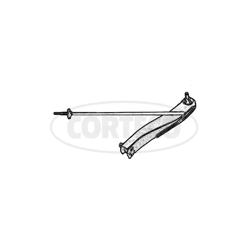 Triangle ou bras de suspension (train avant) CORTECO 49397411