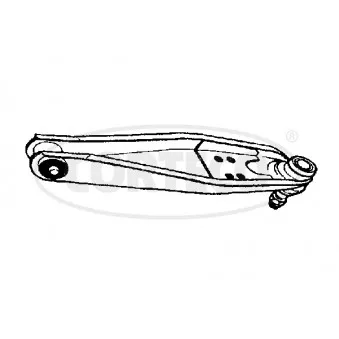 Triangle ou bras de suspension (train avant) CORTECO 49397423