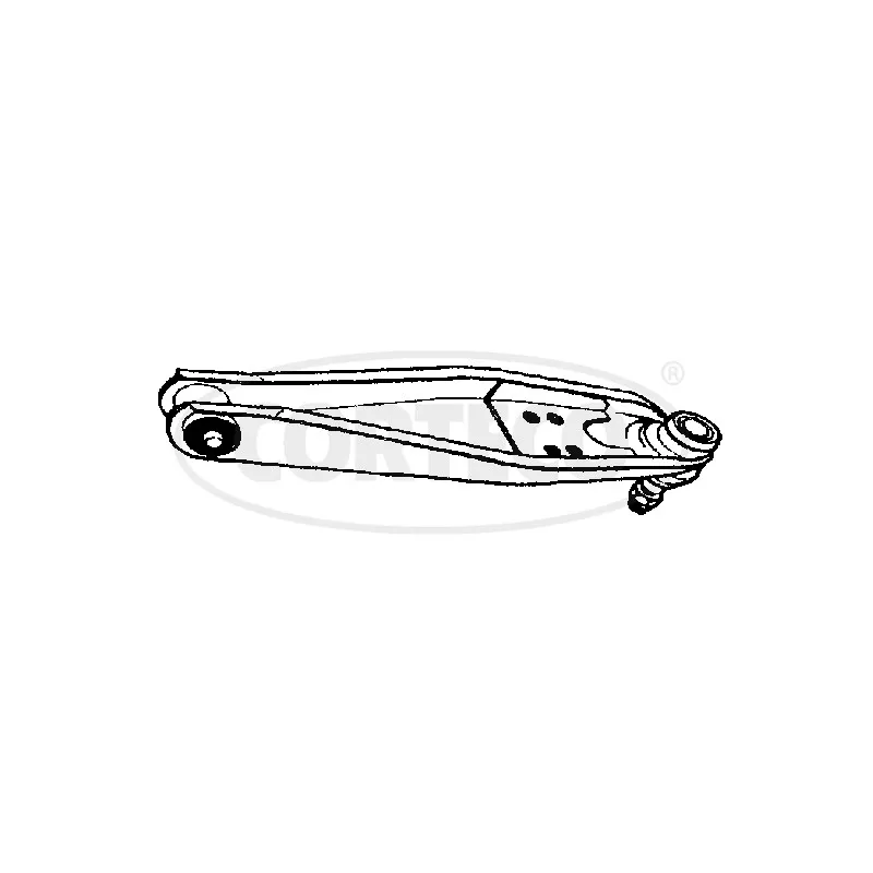 Triangle ou bras de suspension (train avant) CORTECO 49397423