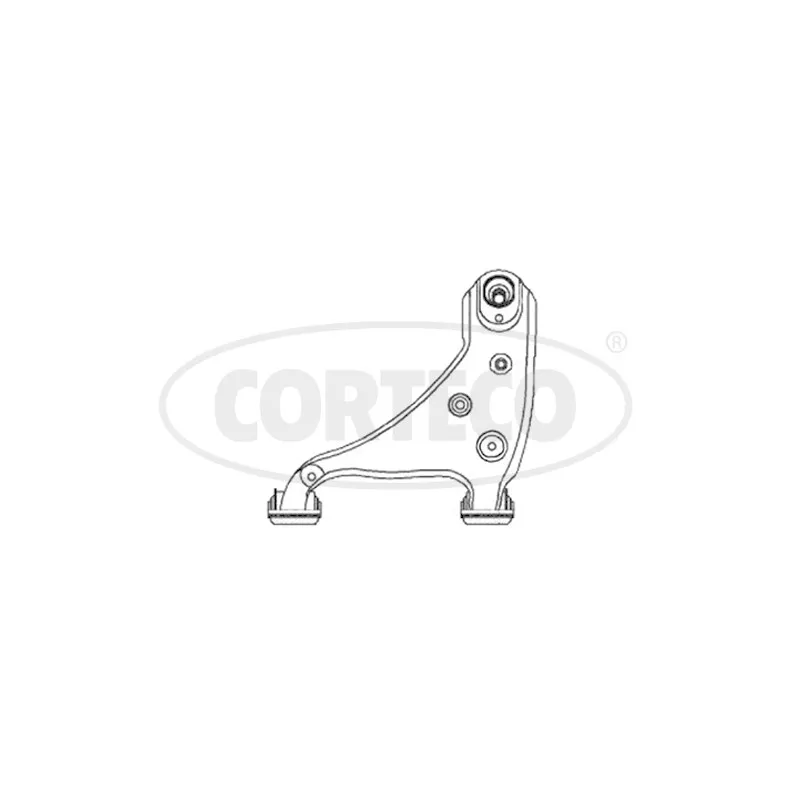 Triangle ou bras de suspension (train avant) CORTECO 49397454
