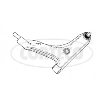 Triangle ou bras de suspension (train avant) CORTECO 49397469