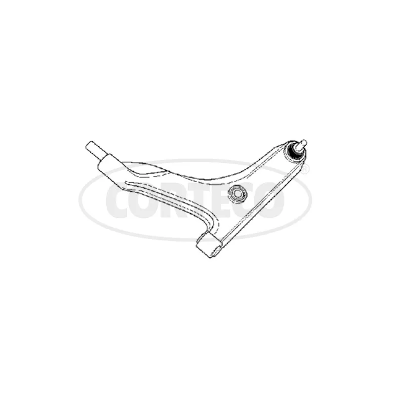Triangle ou bras de suspension (train avant) CORTECO 49397469