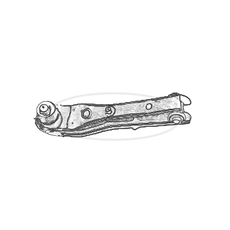Triangle ou bras de suspension (train avant) CORTECO 49397494