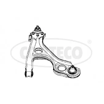 Triangle ou bras de suspension (train avant) CORTECO 49399156