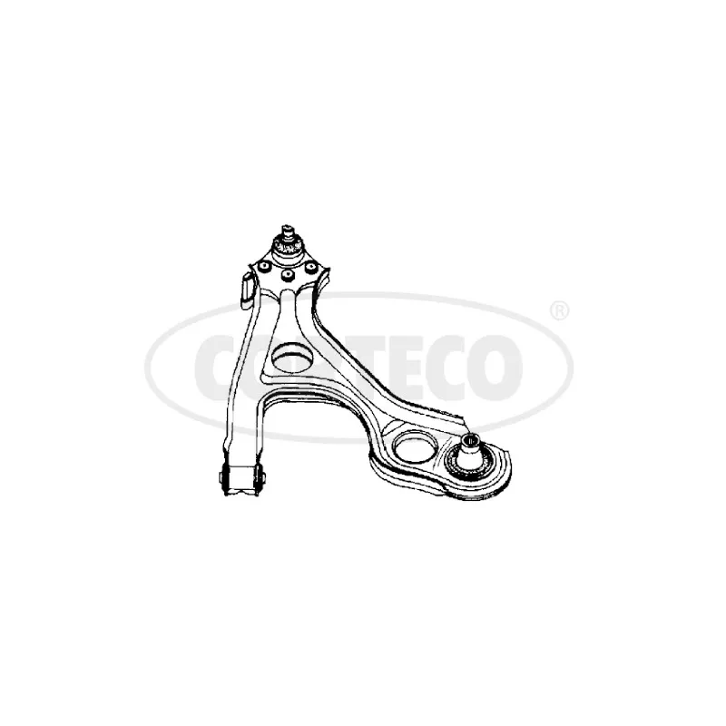 Triangle ou bras de suspension (train avant) CORTECO 49399156