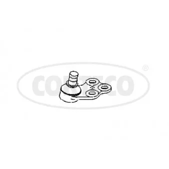 Rotule de suspension avant droit CORTECO 49399944