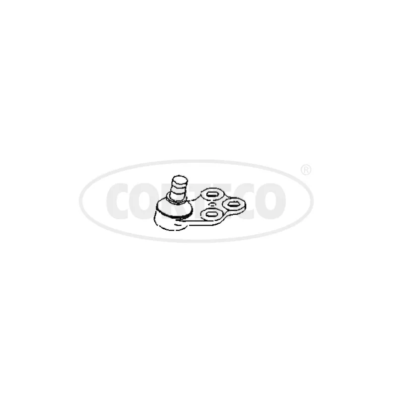 Rotule de suspension avant droit CORTECO 49399944