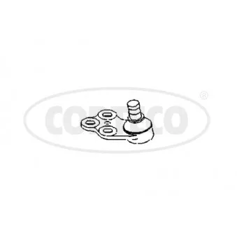 Rotule de suspension avant gauche CORTECO 49399945