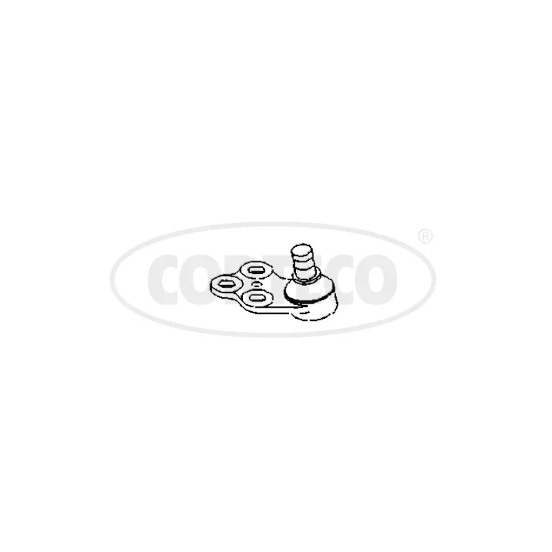 Rotule de suspension avant gauche CORTECO 49399945