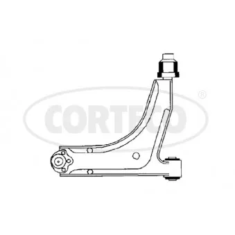 Triangle ou bras de suspension (train avant) CORTECO 49400486