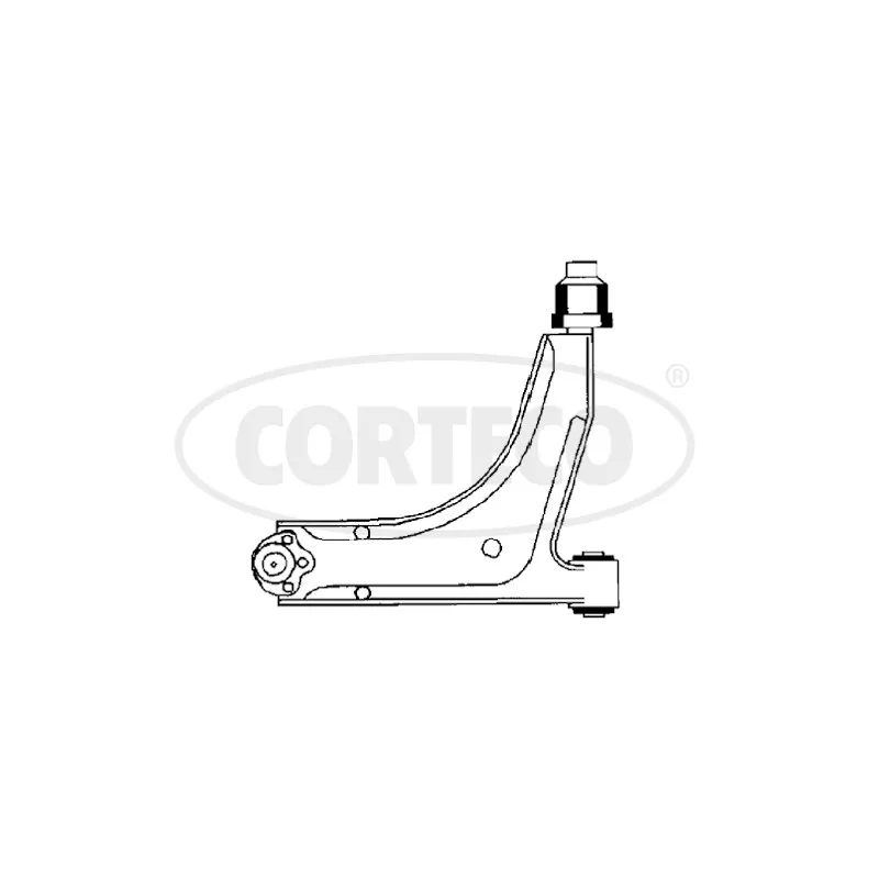 Triangle ou bras de suspension (train avant) CORTECO 49400486