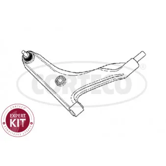 Triangle ou bras de suspension (train avant) CORTECO 49400718