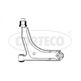 Triangle ou bras de suspension (train avant) CORTECO 49400816