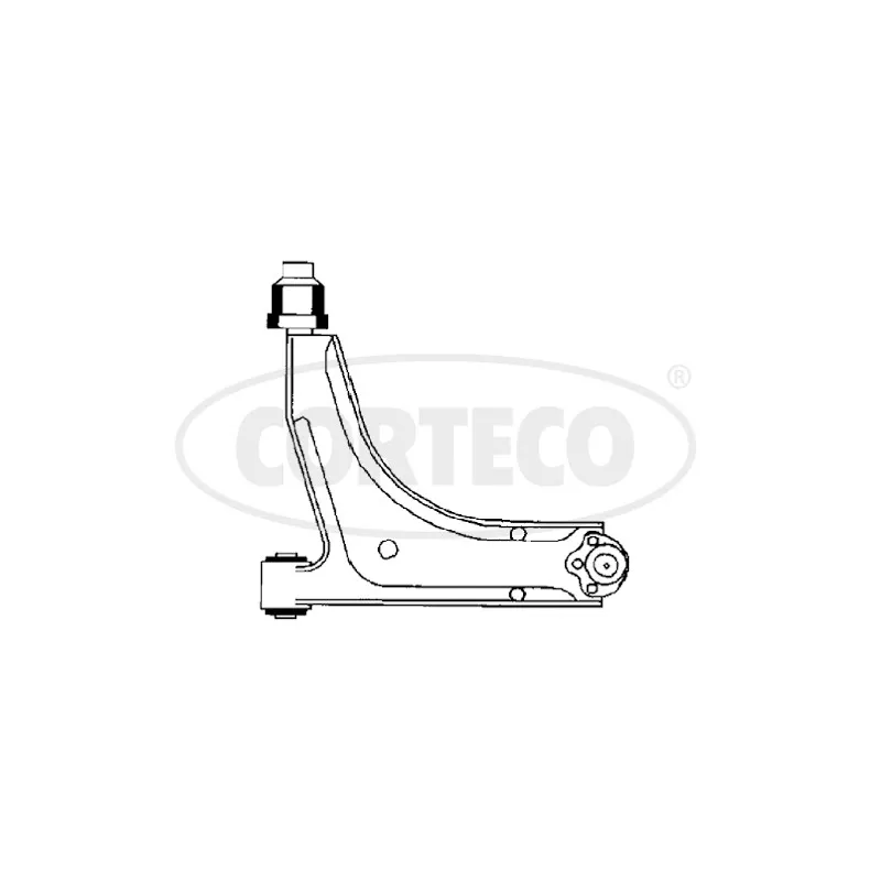 Triangle ou bras de suspension (train avant) CORTECO 49400816