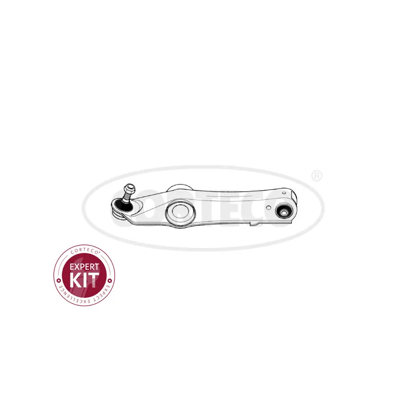 Triangle ou bras de suspension (train avant) CORTECO 49400851