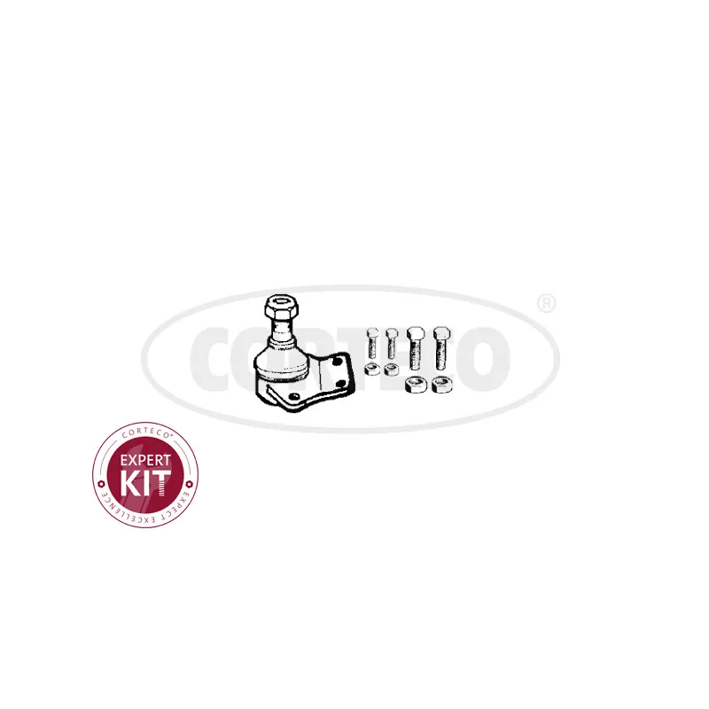 Rotule de suspension CORTECO 49400884