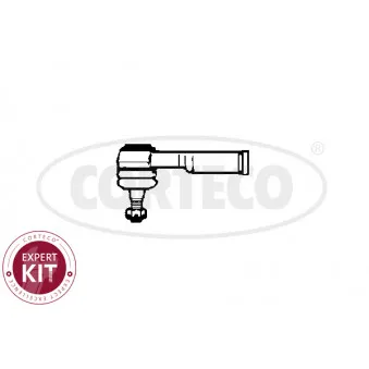 Rotule de barre de connexion avant droit CORTECO 49401024