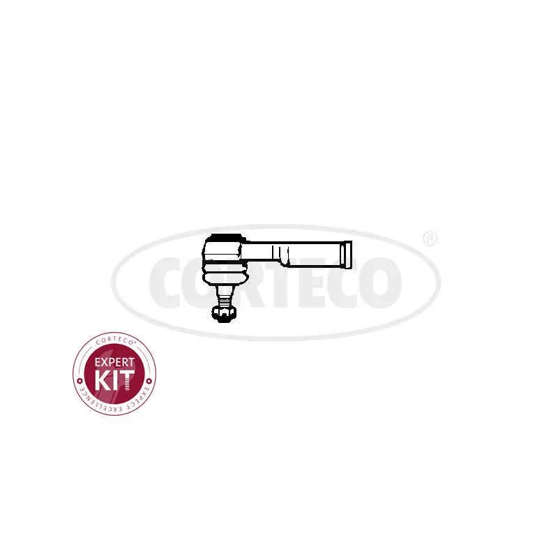 Rotule de barre de connexion avant droit CORTECO 49401024