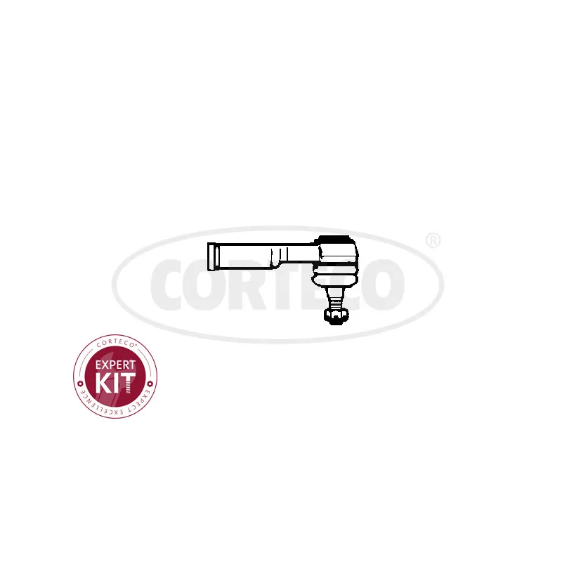 Rotule de barre de connexion avant gauche CORTECO 49401025