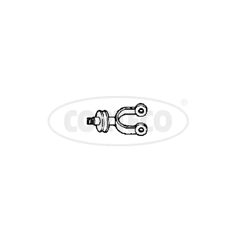 Rotule de barre de connexion avant droit CORTECO 49401204