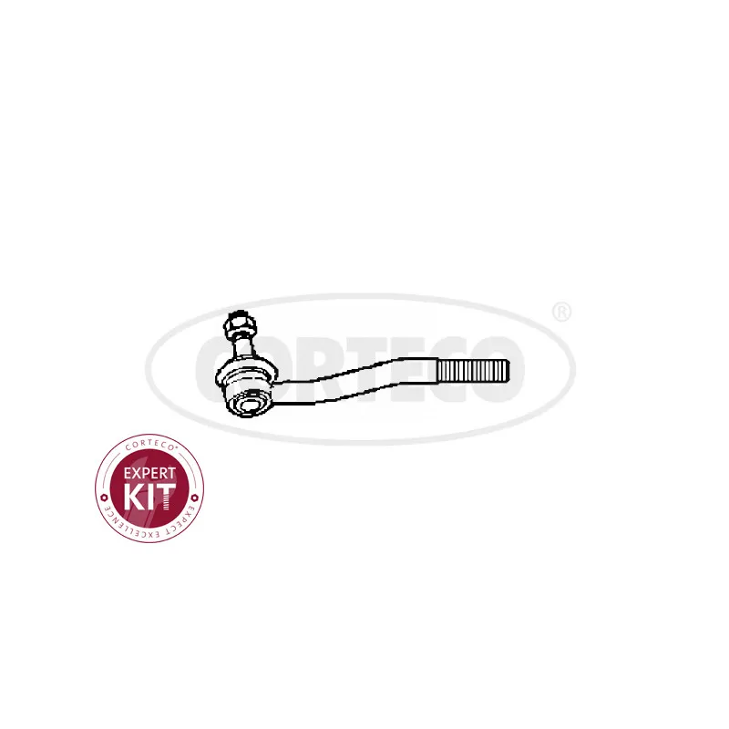 Rotule de barre de connexion avant droit CORTECO 49401243