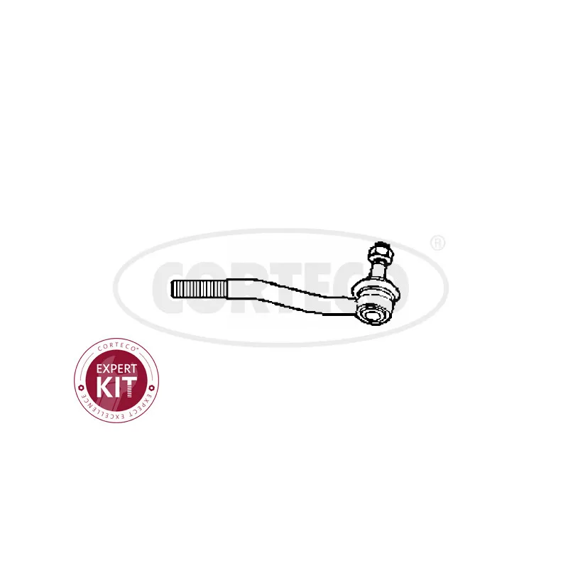 Rotule de barre de connexion avant gauche CORTECO 49401244