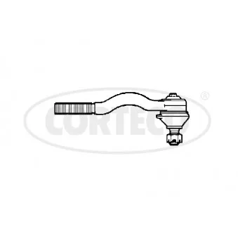 Rotule de barre de connexion avant gauche CORTECO 49401254