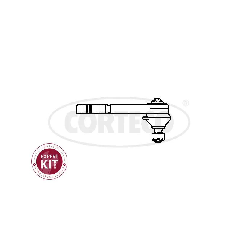 Rotule de barre de connexion avant gauche CORTECO 49401391